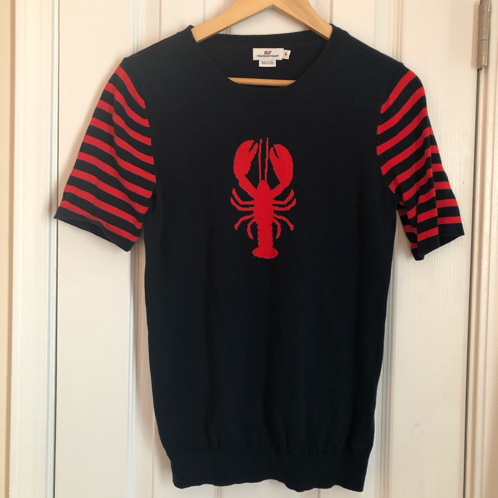 Vineyard Vines Lobster Detail Top